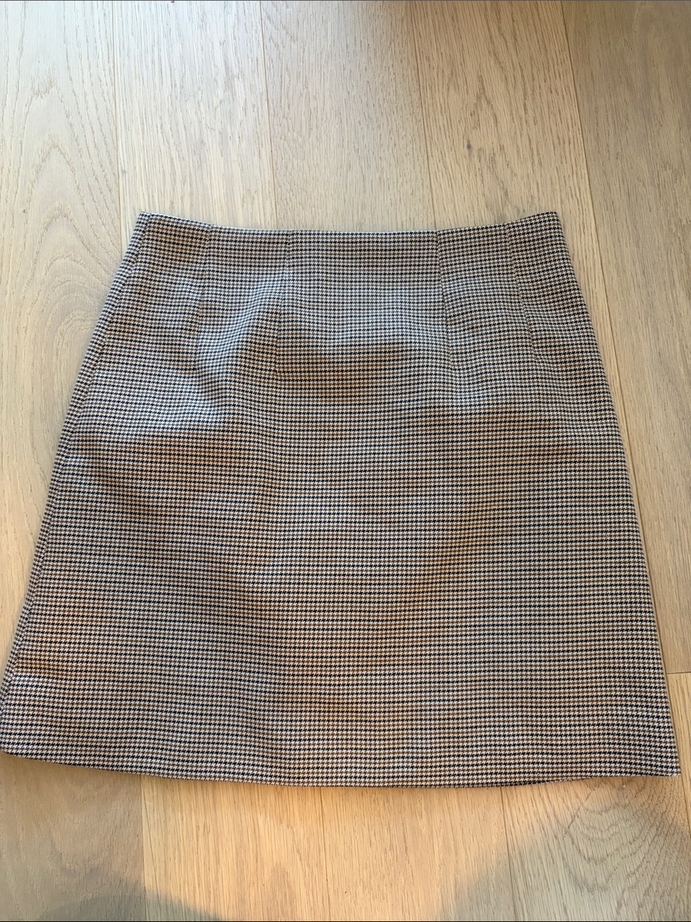 Oak + Fort Classic Houndstooth Mini Skirt -
